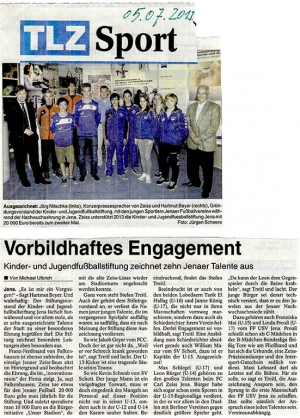 Vorbildhaftes Engagement