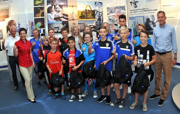 4. Nachwuchsehrung der Kinder - und Jugendfußballsitftung Jena  im Innovationszentrum von ZEISS