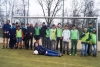 Übergabe der Materialien an die Fußball AG der UniverSaale - Kinder- und Jugendfußballstiftung unterstützt "Fußball-AG mit Flüchtlingskindern"